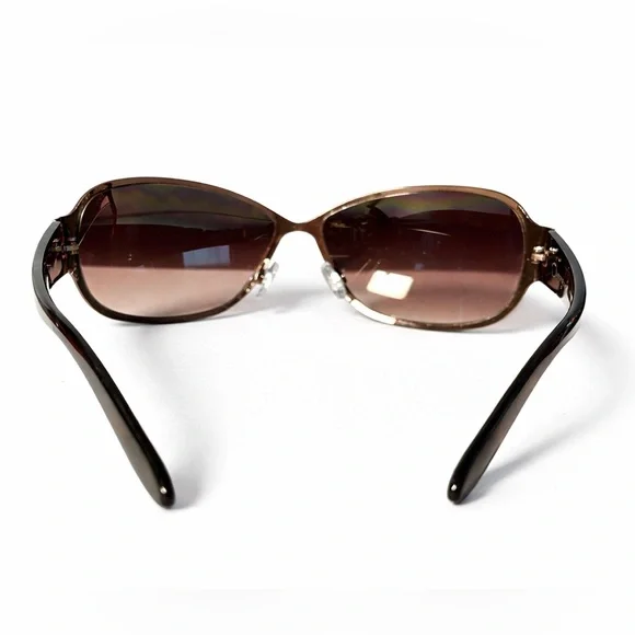 Oscar de la Renta Brown Gradient Sunglasses Mod 3013 Designer Oversized - Picture 4 of 10